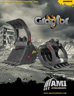 Graptor® Rake Powered by RAMCAM® - AMI Attachments®