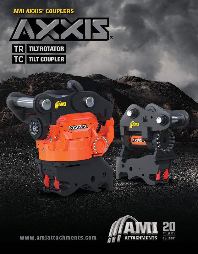 PowerTilt Hydraulic Wedge Coupler AMI Attachments®